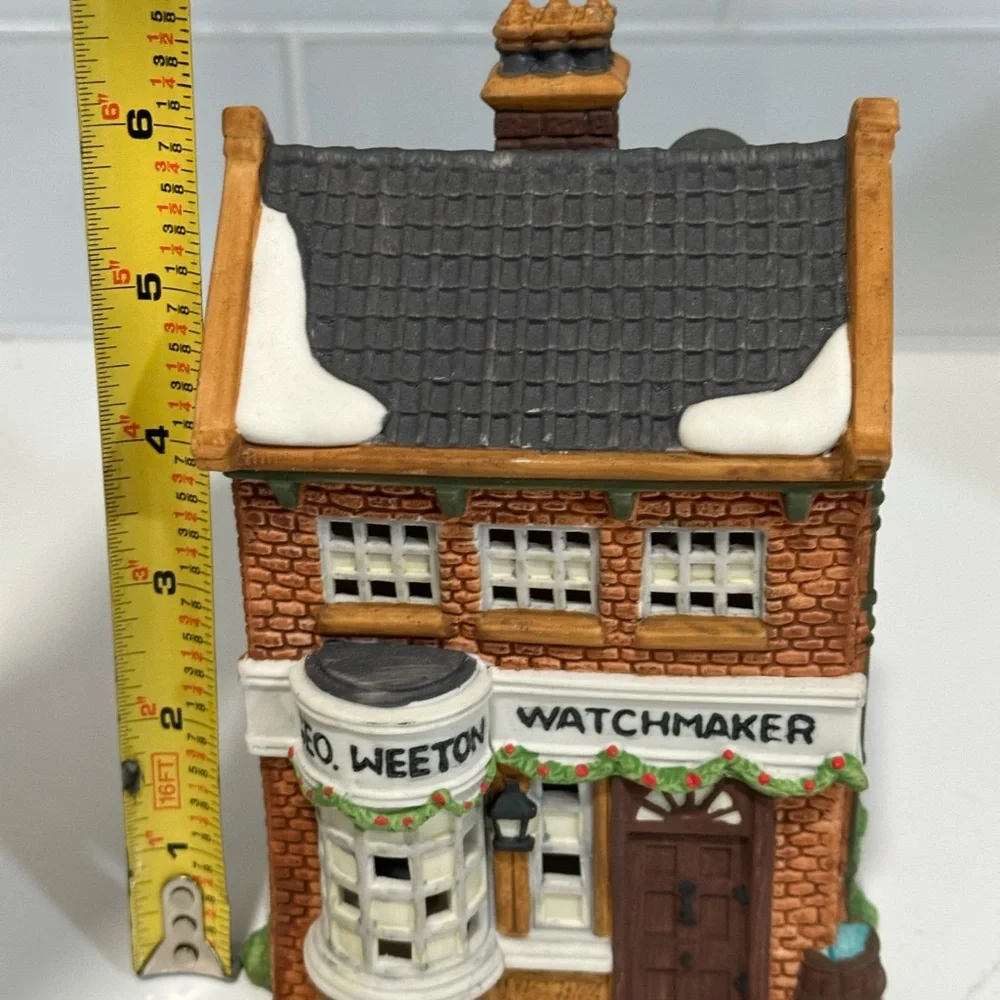 Dept 56 Geo Weeton Watchmaker 59269 retired original Dickens Village Series